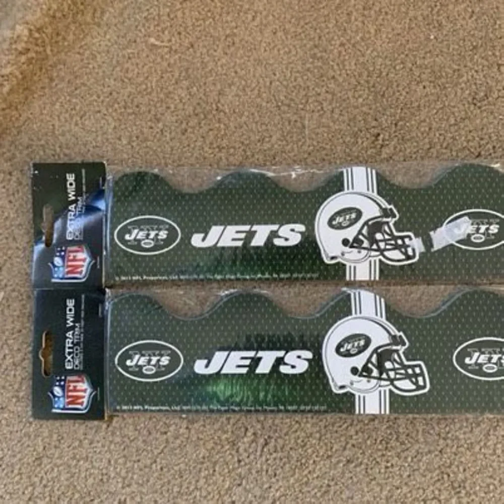 NFL New York Jets Extra Wide Deco Trim 2x37’ Packs